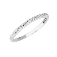 Ringe Gioielleria Italiana Dame in Weißgold Diamante 0.13 Ct AN-100M-74-0,13 - AN-100M-74-0,13